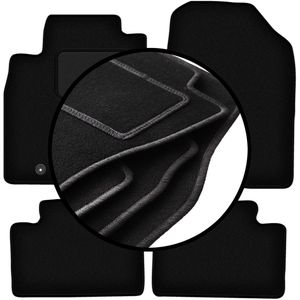 Complete set veloursmatten voor: Kia Ceed III hatchback, stationwagen, SW, sportback (2018-)