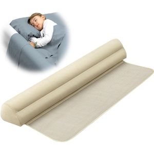 Opblaasbare uitvalbescherming 148 cm - draagbare valbescherming voor kinderen - zacht en ademend - tweepersoonsbedden - klapbedden - boxspringbedden