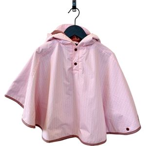 Ducksday - regenponcho kind - poncho - waterdicht - fleece gevoerd - Molly - maat 4 jaar