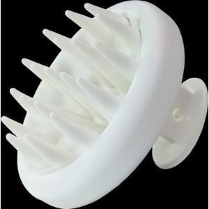 Massageborstel voor de hoofdhuid, pure silicagel shampooborstel voor nat en droog haar, zachte hoofdmassage, zachte siliconen borstelharen voor fijn schoon, beschermen gevoelige en gevoelige hoofdhuid