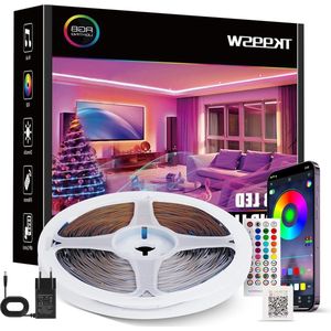 Led Strip 20m Bluetooth App Controle 40 Toetsen IR Afstandsbediening Smart RGB LED Licht Muziek Sync Kleur Timing Voor Feesten Thuis Slaapkamer Keuken Decoratie