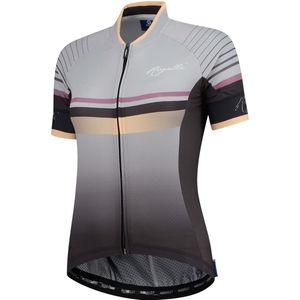 Rogelli Impress Fietsshirt - Korte Mouwen - Dames - Grijs, Goud - Maat S