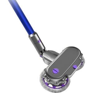 Elektrische Mop Dweil geschikt voor Dyson Steelstofzuiger - Mondstuk Accessoires Opzetstuk & Dweilsysteem voor V7 / V8 / V10 / V11 series - Vloerwisser en Vloermop - Nat & Droog - Inclusief 6 dweilmops