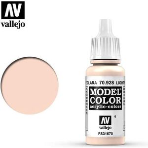 Vallejo 70928 Model Color Light Flesh - Acryl Verf flesje