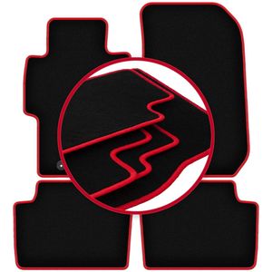 CARLUX-RED automatten voor: Honda Accord VII sedan, stationwagen, tourer, Type-S (2002-2008)
