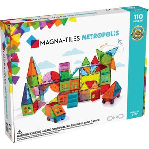 Magna-Tiles bouwset Metropolis - 110-delig