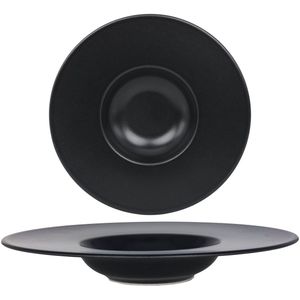 Bonna - Pastabord - Zwart - Porselein - Set van 2 - 30 cm