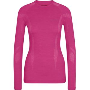FALKE dames lange mouw shirt Wool-Tech - thermoshirt - lichtpaars (radiant orchid) - Maat: S