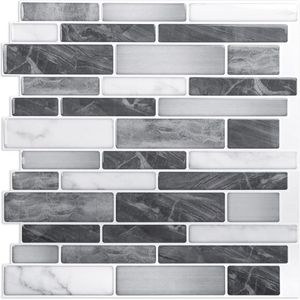 Peel and Stick Tegels Zelfklevende Tegels Backsplash Voor Keuken 30 x 30 cm Vinyl Wandpaneel - Decoratief Zelfklevende tegels