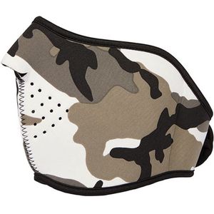 Gezichtsmasker - mondkapje - mondmaskers - motor masker - camouflage masker grijs