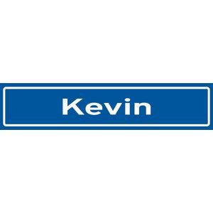 Fotofabriek Straatnaambord Kevin | Straatnaambord met naam | Cadeau Kevin