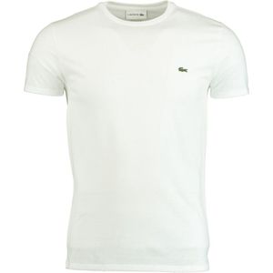 Lacoste Heren T-shirt - White - Maat XS