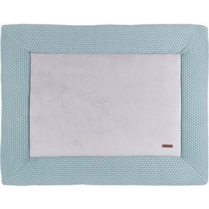 Baby's Only Gebreid boxkleed Sun - Parklegger - Speelkleed - Mint/Stonegreen - 80x100 cm - Extra dik - Boxmatras - Tweezijdig te gebruiken