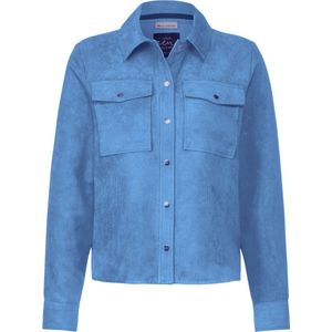 Street One Short Corduroy Overshirt- light spring blue - Maat 40