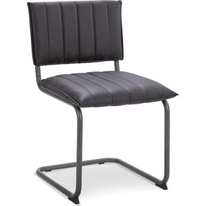 Icon Living - Stoel Denton - Stof Rawhide Grey - Gun Color Frame