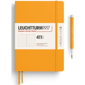 Leuchtturm notitieboek 411 rising sun dotted medium hardcover a5 145x210mm