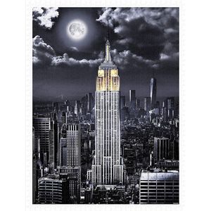 Pintoo Darren Mundy - Empire State Building- Plastic Puzzel  1200 stukken