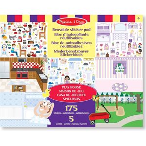Melissa & Doug Stickerboek met herbruikbare stickers - Play House 175 Stickers