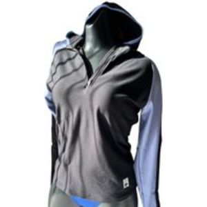 Descente - thermal D-lux hoodie - blauw - maat S
