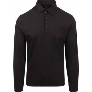 Desoto - Polo Kent Zwart - Slim-fit - Heren Poloshirt Maat S
