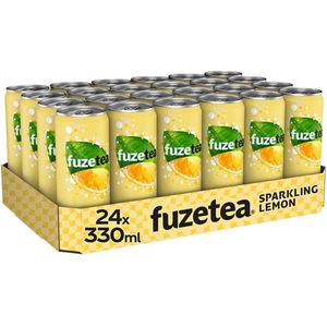 Fuze Tea Sparkling Lemon Black (24x330ml)