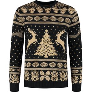 Saodimallsu Kersttrui voor dames, Christmas Sweater met ronde hals, lange mouwen, ugly gebreide trui, rendierpatroon, winter trui, casual, warm, kersttruien, bovenkleding, C-donkerblauw, M Saodimallsu Kersttrui voor dames, Christmas Sweater met ronde hals, lange mouwen, ugly gebreide trui, rendierpatroon, winter trui, casual, warm, kersttruien, bovenkleding, C-donkerblauw, M
