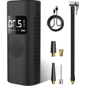 AWESAFE Elektrische luchtpomp met accu 7800 mAh - Draagbare Inflator 150 psi met lcd-display - USB mini-compressor voor fiets motorfiets auto ballen zwemringen Fietspomp