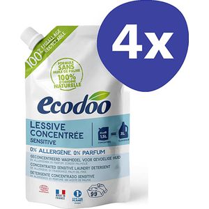 Ecodoo Geconcentreerd Wasmiddel - Sensitive (4x 1,5L)