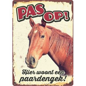 Plenty gifts waakbord blik paard