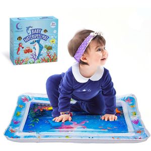 Waterspeelmat - Babygym - Opblaasbare Watermat - Tummy Time - Speelmat - Kraamcadeau - 66 x 50 cm
