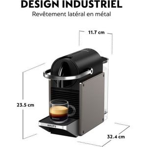 Nespresso Krups Pixie Titanium Koffiezetapparaat YY5290FD
