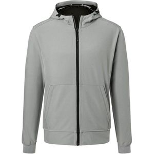 James and Nicholson Herenhelft Softshell-jasje (Lichtgrijs/zwart)