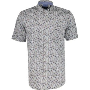 Giordano Overhemd - Modern Fit - Blauw - 3XL Grote Maten