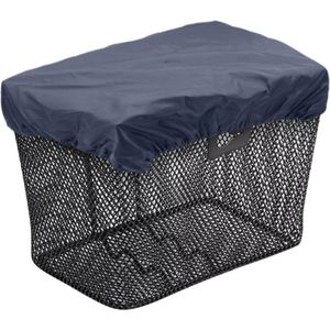 Purepeak Fietskrat Hoes - Krathoes Fietsmand - Afdekhoes Waterbestendig - Crate Cover - 35x45cm - Donkerblauw