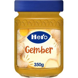 Hero - Gember Jam - 350 g - Doos 6 pot