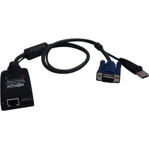 Tripp Lite B055-001-USB Zwart toetsenbord-video-muis (kvm) kabel