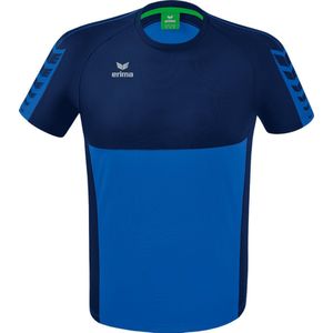 Erima Six Wings T-Shirt Kinderen - New Royal / New Navy | Maat: 116