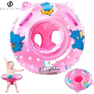 Veilige Kinderboei – Cartoon Pony – Liggende Baby Zwemring – Met Afneembare Zonnekap – Maten S Tot XL – Voor 3 Maanden Tot 4 Jaar