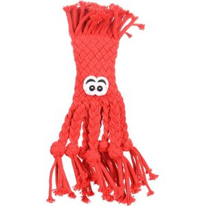 Flamingo Jonas Biebo - Speelgoed Honden - Hs Biebo Katoen Rood 33cm - 1st