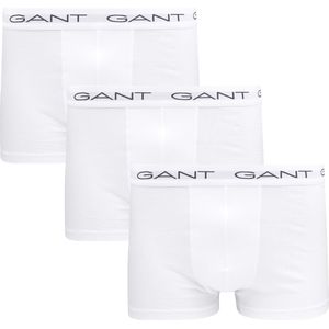 Gant Boxershorts Trunk 3-Pack Wit - Maat L - Heren