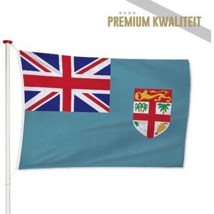 Fijische Vlag Fiji 100x150cm - Kwaliteitsvlag - Geschikt voor buiten