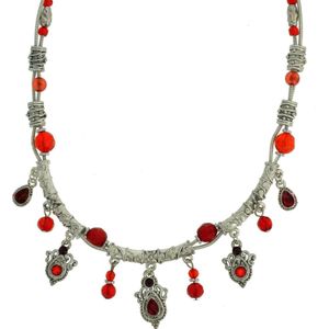 Behave Vintage ketting rood