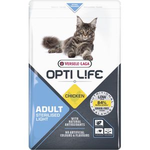 Opti Life Cat Sterilised/Light Kip - Kattenvoer - 2.5 kg