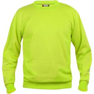 Clique Basic Roundneck 021030 - Signaal-groen - XXL