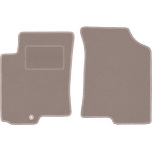 Beige voormatten voor: Hyundai Accent MC hatchback, sedan (2005-2011)