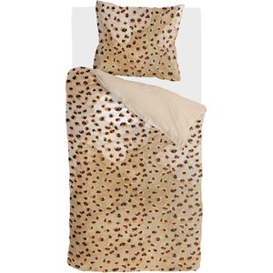 Walra Dekbedovertrek Wild Animal - 140x220 - 100% Katoen - Toffee