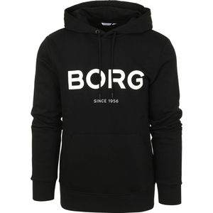 Björn Borg BB Logo Leisure - Hoodie - Capuchon trui - Top - Heren - Maat S - Zwart
