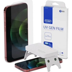 Geschikt voor Whitestone iPhone 15 Pro Max Screen Protector UV-Licht Folie 2 Stuks