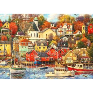 Grafika Puzzel 2000 stukjes ""Good Times Harbor"" Chuck Pinson