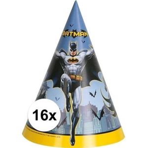 16x Batman themafeest punthoedjes